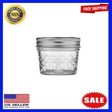 Regular Mouth 4oz Quilted Pint Mason Jars, 12 Count picture