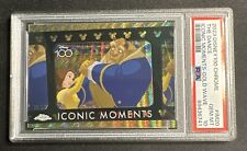 2023 Topps Chrome Disney 100 Beauty And The Beast Iconic Moments Gold /50 PSA 10 picture