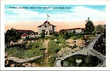 VTG National Soldiers Home At Hot Springs Black Hills South Dakota SD Postcard picture