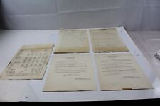 WWII Selective Service Procurement Papers w/ Map Fort Custer Vintage Collectible picture