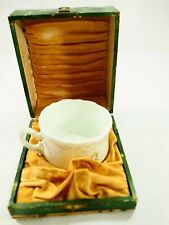 Victorian Porcelain Cup in period Hinged presentation box with Linen Interior picture