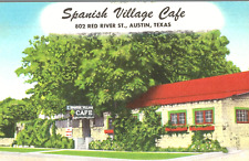 VIntage Postcard-Spanish Village Cafe, Austin TX picture