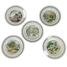 Vintage The Roy Thomas Collection of Currier & Ives The Four Seasons Decor Plate picture
