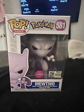 FUNKO POP MEWTWO FLOCKED 581 POKÉMON 2020 SDCC EXCLUSIVE OFFICIAL COMIC CON NEW picture