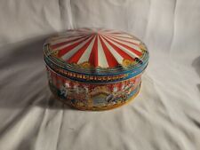 Vintage Sunshine Biscuits Cookie Tin Carousel picture