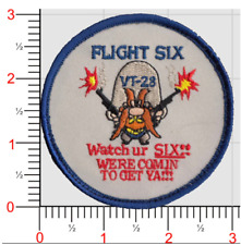 VT-28 RANGERS FLIGHT 6 MILITARY HOOK & LOOP EMBROIDERED PATCH picture