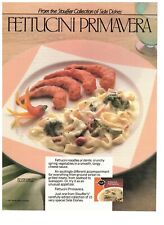 1987 Stouffer's Fettucini Primavera TV Dinner Vintage Print Advertisement picture