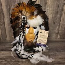 Shaman's Medicine Mask Native American The Eternal R. W. Adamson Tags Signed 15