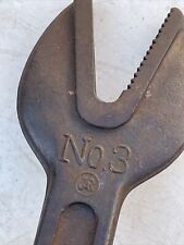 Vintage Roebling 15” Alligator Wrench No. 3 Pat Feb. 8, 1898 USA picture