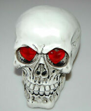 LED Light Demon Skull Evil Skeleton Head Resin Halloween Gift Party Decoration  picture