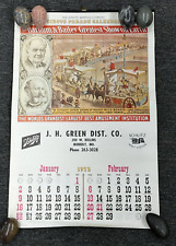 1972 Barnum & Bailey Circus Parade Calendar ~ Jos. Schlitz Brewing Co ~ 24
