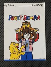 VINTAGE PUNKY BREWSTER PARTY FAVORS BAGS TREAT GOODIE GIFT LOOT BAG 1984 - 28pcs picture