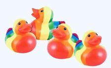 Rubber Duck Dash Ornament, Collectible, Duck Duck Jeep, ONE Rainbow Duck picture