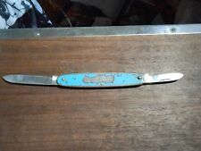 Vintage Schrade USA 108OT Old Timer Turquoise 3 Blade Pocket Knife picture