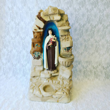 BIG Saint Therese 15X8X5” CHURCH SIZE Chalkware Statue Font Catholic Religious picture