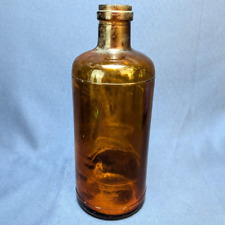 Antique Rare Brown Glass 666 Cold PREPARATION Medicine Bottle picture
