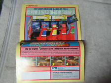 OrginaL 1994 AD 11 5/8- 8''  RIDGE RACER 2 NAMCO 2 PAGE AD  GAME FLYER picture