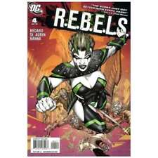 R.E.B.E.L.S. (2009 series) #4 in Near Mint condition. DC comics [k& picture
