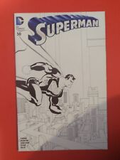 SUPERMAN #50 RARE TIM SALE NEWBURY B&W SKETCH VARIANT (B5) picture