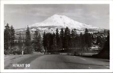 RPPC Mt. Shasta from defunct US Highway 99, Weed California - Photo Postcard picture