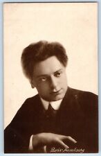 Russia Canada Postcard Boris Hambourg Cellist Musicians Carnegie Hall Portrait picture