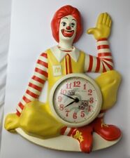 VTG Ronald McDonald Wall Clock Burwood Prod Co 15