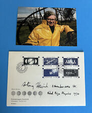 Antony Hewish (Nobel Prize Physics 1974) Hand Signed Swedish Nobel Prize FDC picture