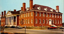 Vtg John G Townsend Memorial Building Old Cars Dover Delaware DE Unused Postcard picture