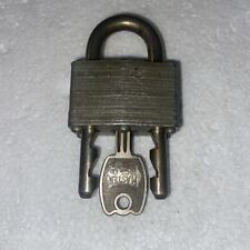 VINTAGE MASTER LOCK CO ADJUSTABLE LOCK WITH KEY - 2.5” SHACKLE #F27 picture