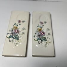 Vintage Radiator Hanging Water Bowl Floral Vases Wall Pocket il Coccio picture