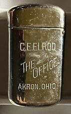 Antique C. E. Elrod - The Office - Akron Ohio Match Safe Pocket Vesta picture