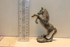 Older  Bronze Horned Horse Statue 41/2