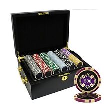 MRC 500pcs Ace Casino Poker Chips Set with Wood Case picture