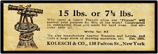 1913 Kolesch Transits & Levels NEW Sign 12