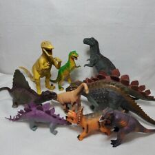 Realistic Dinosaurs Toys Lot 0f 10 Vintage Plastic Prehistoric Animals Imperial  picture