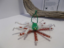 Holiday Christmas Spider Ornament with Christmas Legend Handmade Great Gift Idea picture