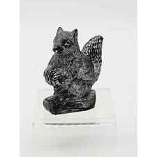 VTG Wolf Original Recreated Native Art Hand Carved Soapstone Squirrel picture