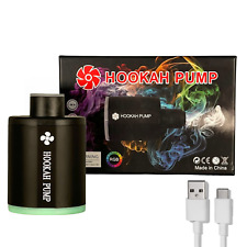 Electric Hookah Pump Mini Portable Starter Charcoal Burner Led Light Helper Kit picture