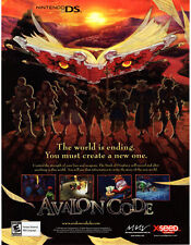 Avalon Code Nintendo DS 2009 Vintage Print Ad Original Man Cave Decor picture