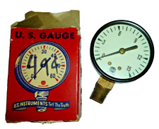 Vintage Pressure Gauge 1-1000 In Original Box US AMERICAN MACHINE  METAL Rare picture