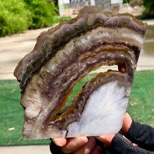 1.16LB Natural super fluorite slab with pyrite Crystal stone specimens cure picture