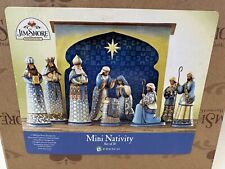 2007 Jim Shore Heartwood Creek Nativity Set Mini MIB All Items In Packaging picture