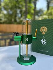 Studenglass Gravity Infuser Hookah Bong - 360 Degrees Rotating Glass Green Color picture