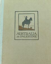.1919 RARE AUST. COLONEL D G CROLL, CBE PERSONAL COPY “AUSTRALIA IN PALESTINE”. picture