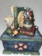 Vintage Turtle King Corp Artist Themed Trinket Box picture