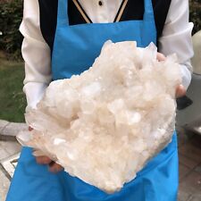 10.58LB Natural White Clear Quartz Crystal Cluster Rough Specimen Healing picture