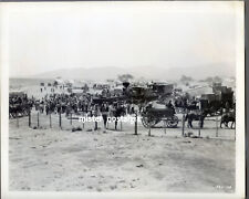 Vintage Photo 1946 Duel In The Sun Western Ranch Railroad Cowboys Horses #183 picture