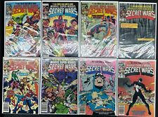 Marvel Super Heroes Secret Wars Full Run/Set #1-12, Newsstand, VF- #8 picture