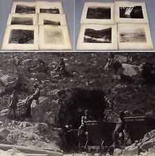 South AFRICA superb collection of 10 albumen photographs Swaziland GOLD mining picture