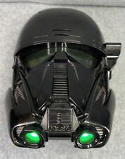 STAR WARS Rogue One Imperial Death Trooper Voice Changing Light Up Mask Tested picture